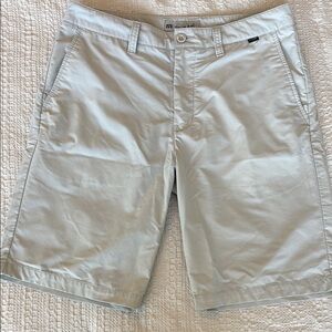 Travis Mathew Gray Flat Front Shorts